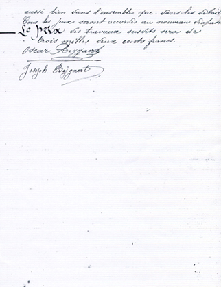 Troisime page du premier devis