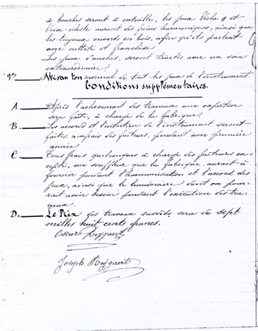 Cinquime page du deuxime devis