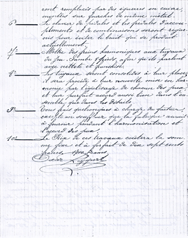 Deuxime page du troisime devis