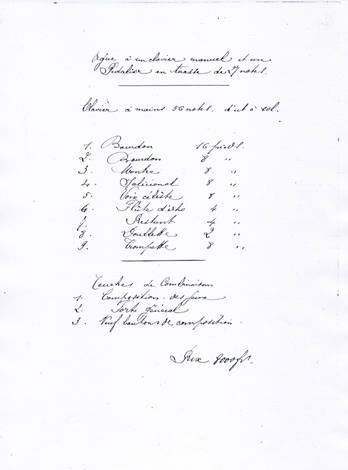 Page du quatrime devis