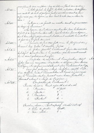 Deuxime page du sixime devis