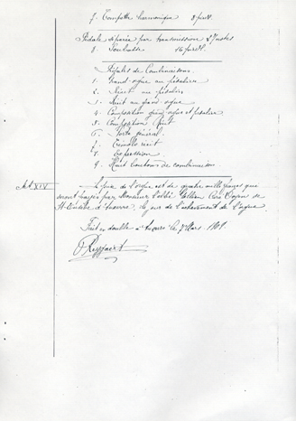 Troisime page du sixime devis