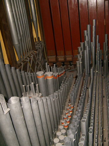 Tuyauterie Grand Orgue 4